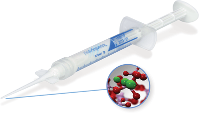 Syringe of bioceramic sealer.